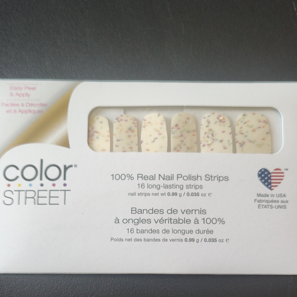 Color Street Confetti Glitter Nail Strips